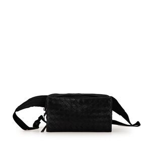 Pre Loved bottega veneta Women Black Belt Bags